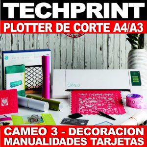 Plotter De Corte A4 A3 Vinil Textil Silhouette Cameo 3 Multimateriales