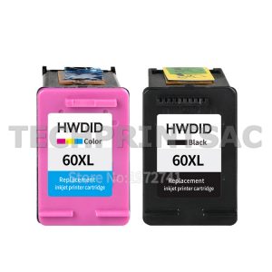 Cartucho Tinta Cabezal HP 60 XL Negro y Color Alta Capacidad