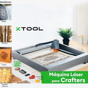 Grabador Cortador Plotter Láser Xtool MULTIMATERIAL 40×40 cm Potencia 10W