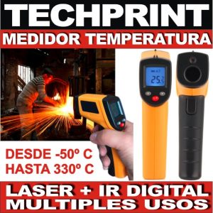 Pistola Medidor De Calor Temperatura Laser Infrarojo Digital