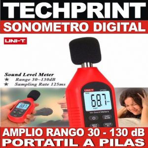 Sonometro Digital Portatil 30 – 130 Decibeles Uso Externo